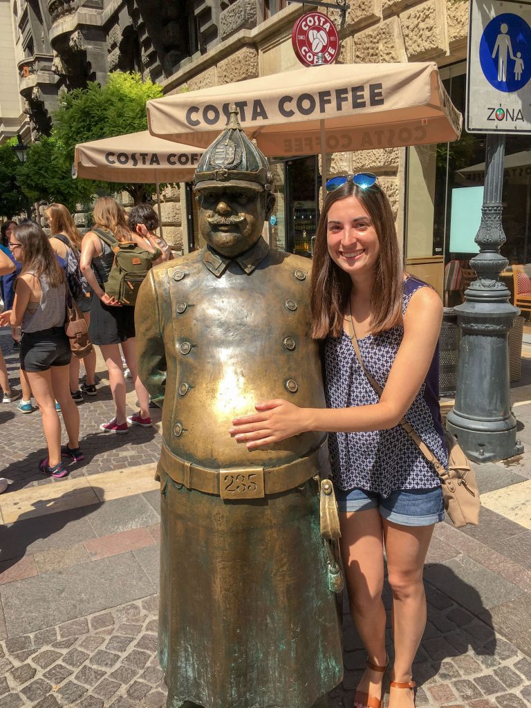 Budapest Fat Policeman Statue