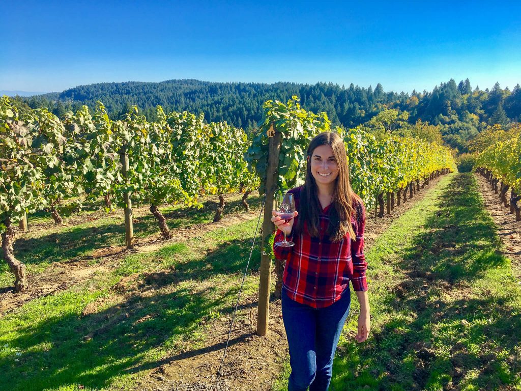 Chasing Gina at Kramer Vineyards